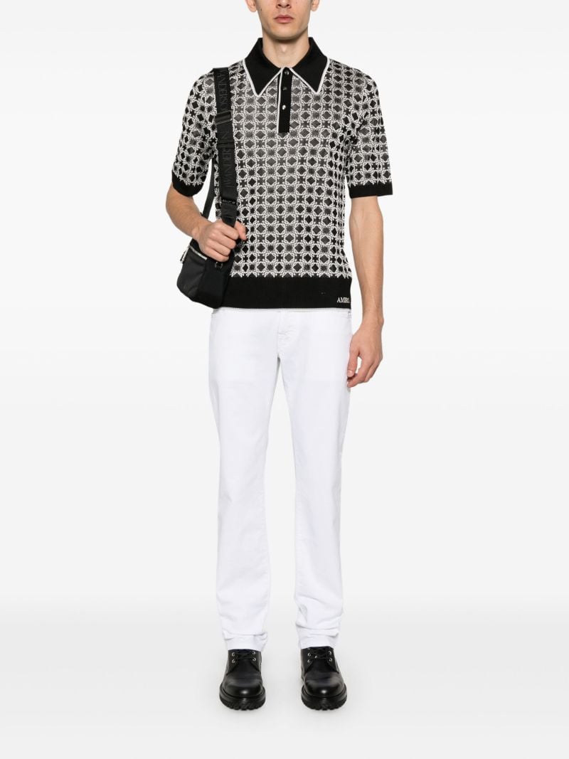 Black Ma Quad Polo Shirt