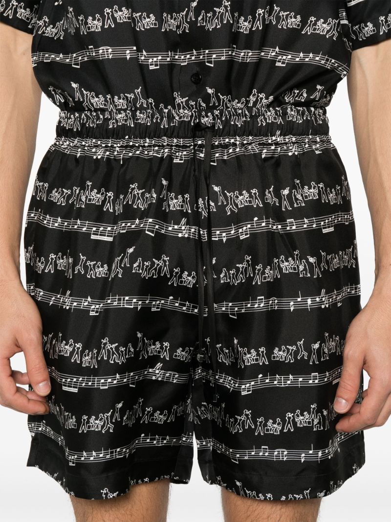 Graphic-print Shorts