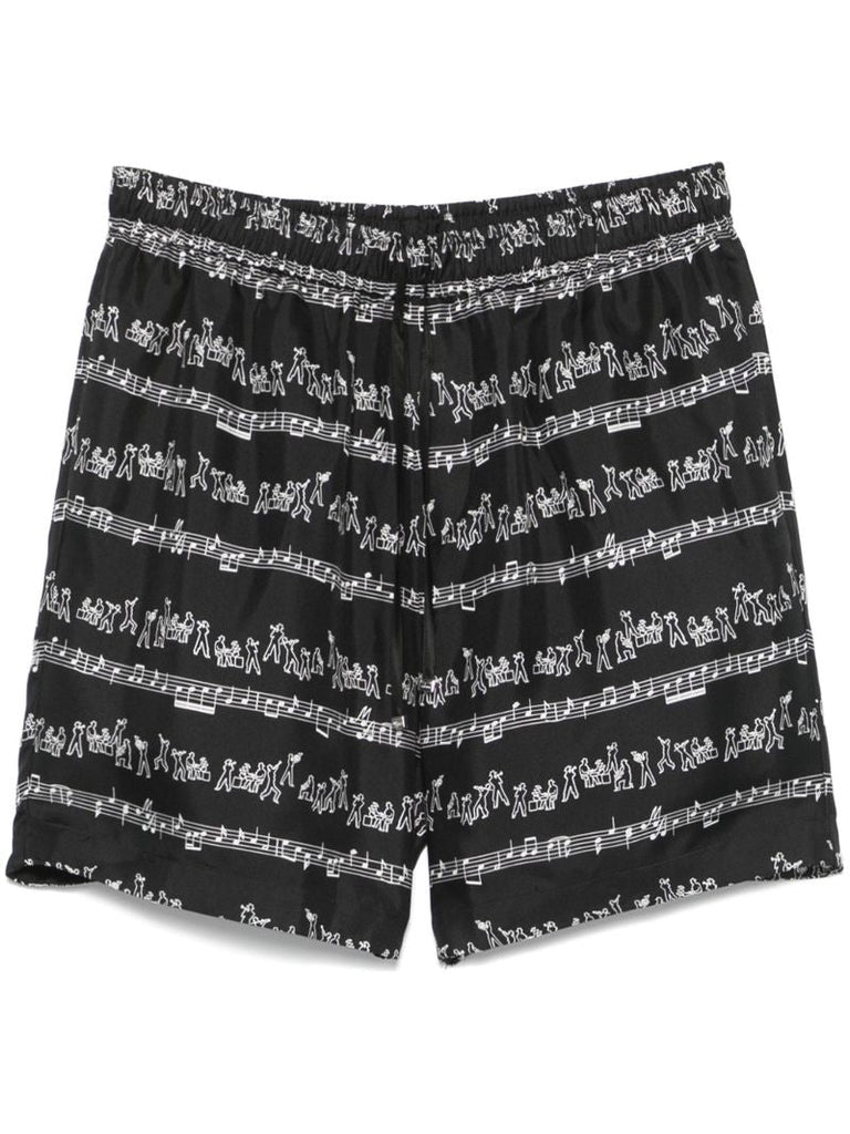 Graphic-print Shorts