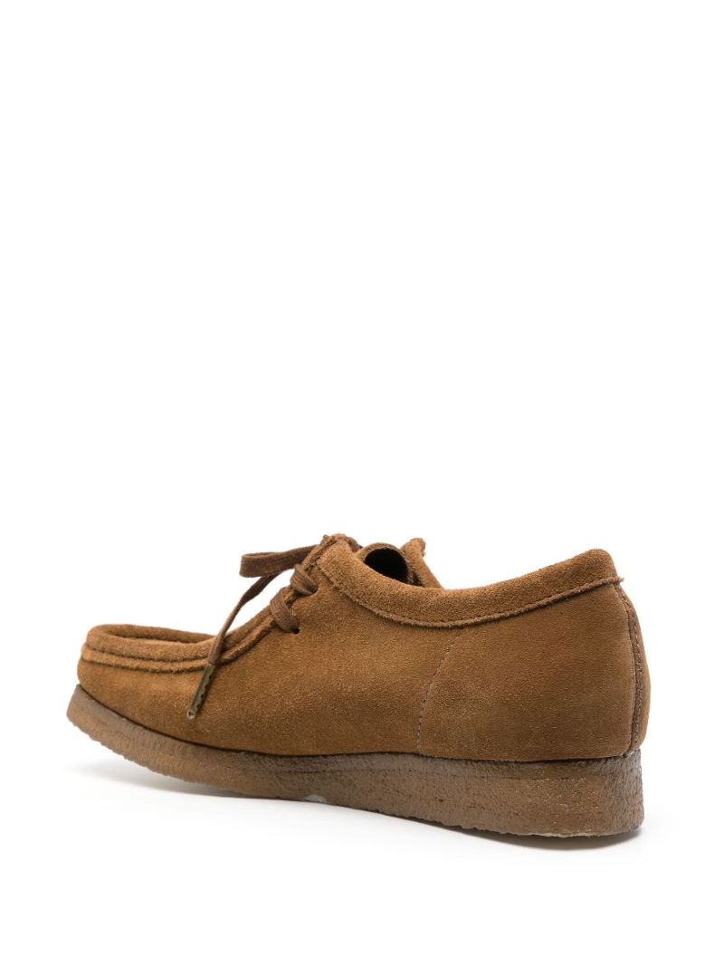 Brown Wallabee Cola Suede Loafers