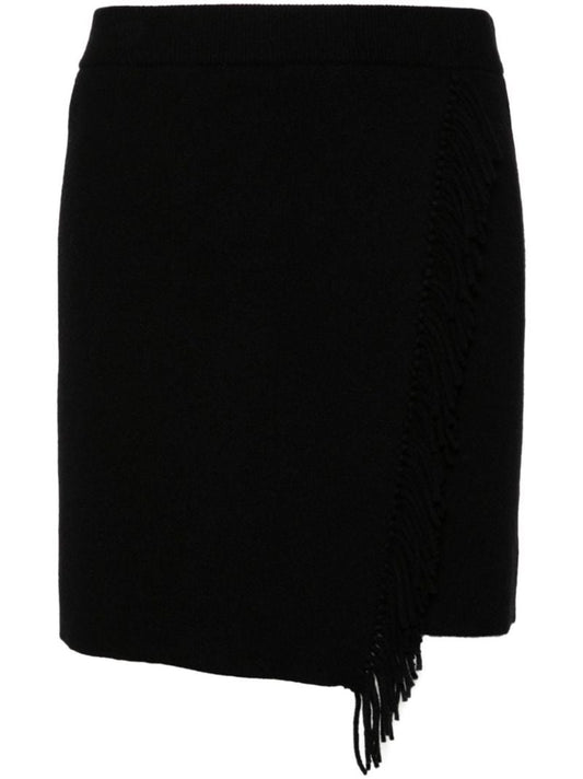 Fringe Wrap Skirt