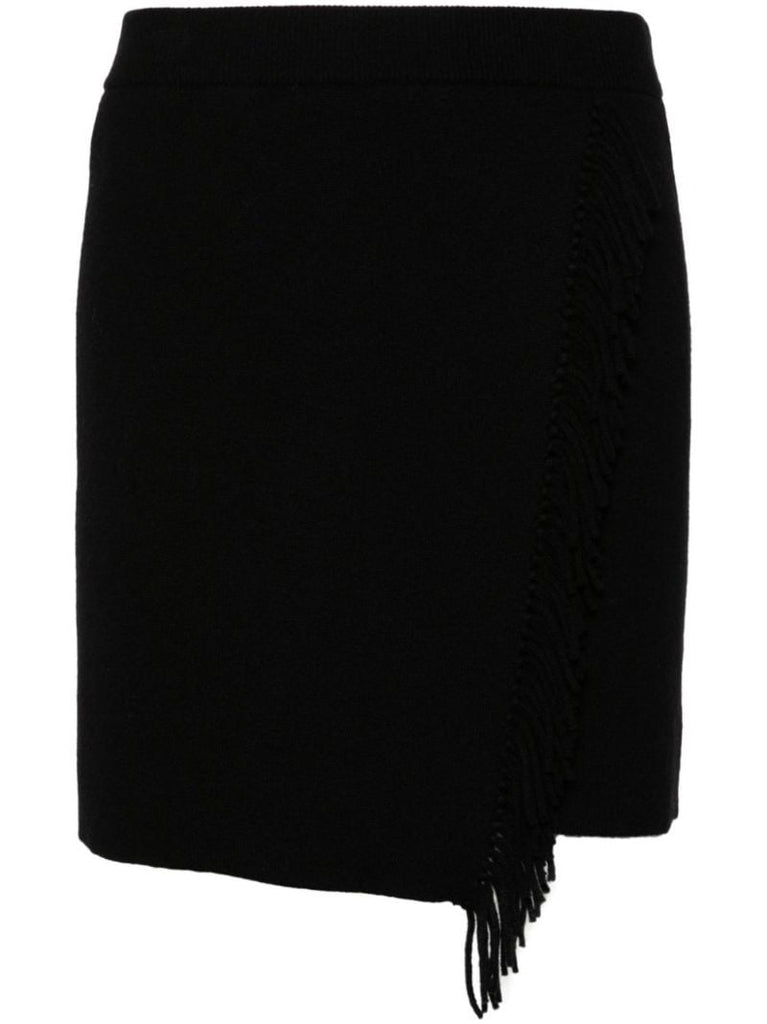 Fringe Wrap Skirt