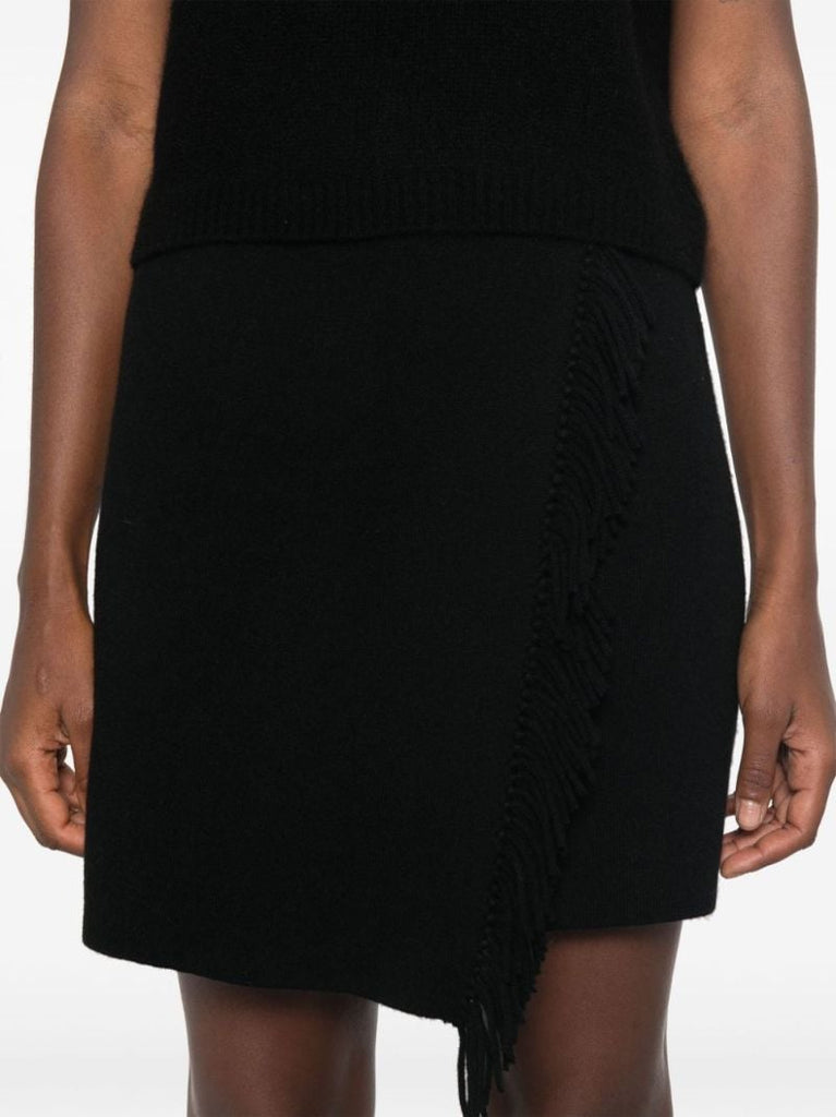 Fringe Wrap Skirt