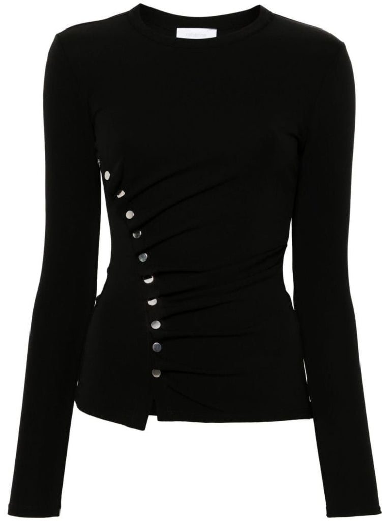 Black Studded Top