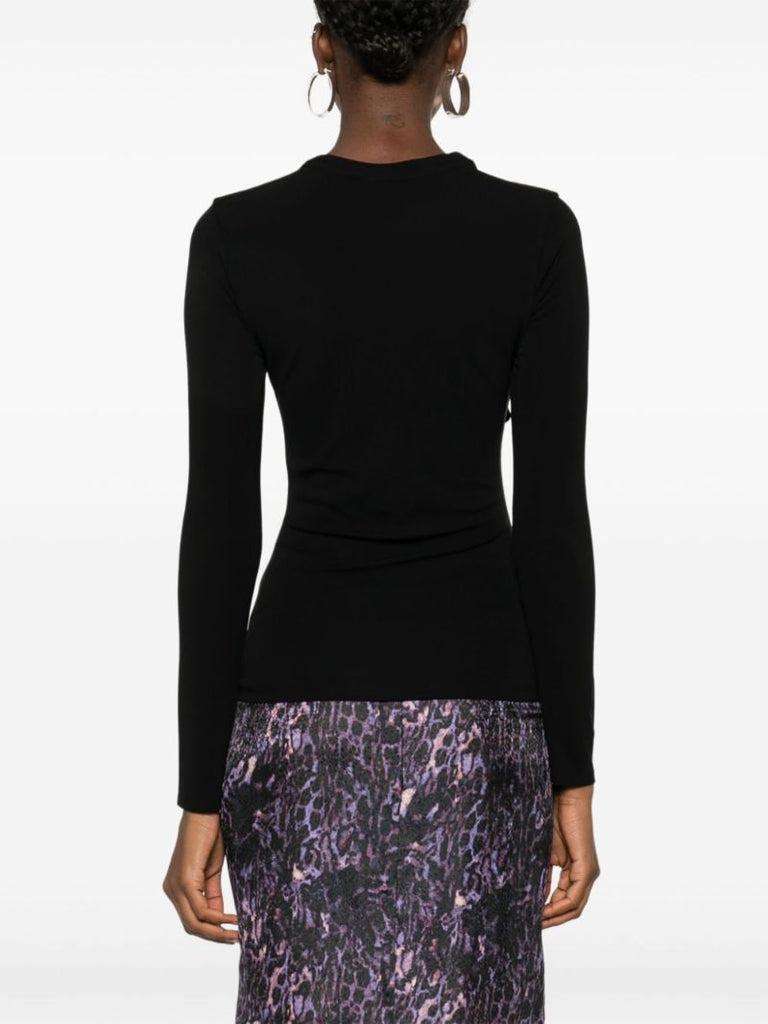 Black Studded Top