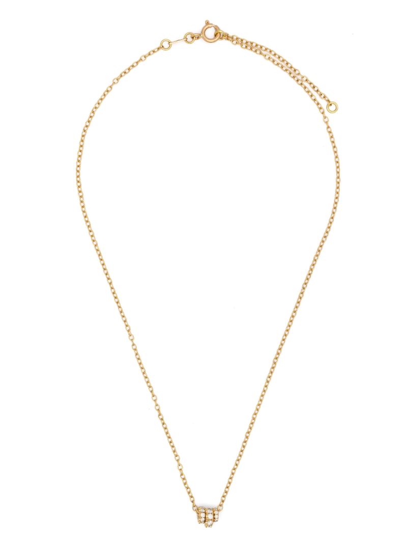 18k Yellow Gold Diamond Necklace