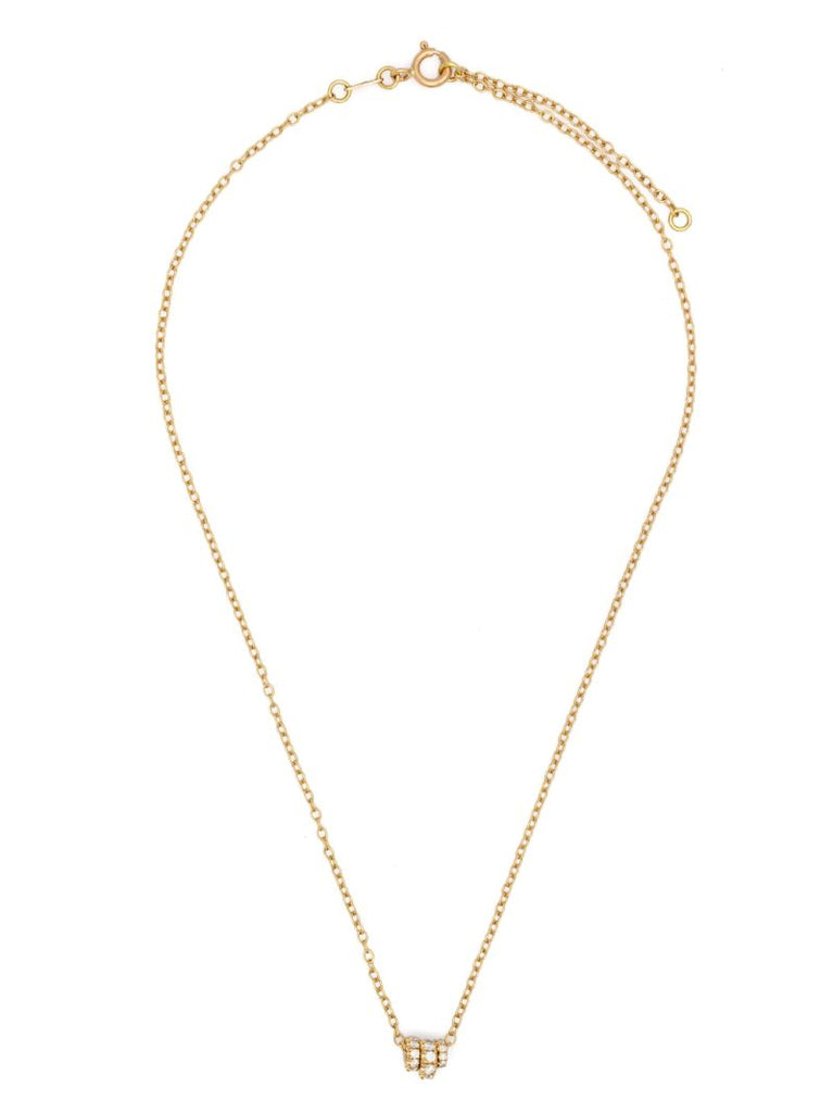 18k Yellow Gold Diamond Necklace
