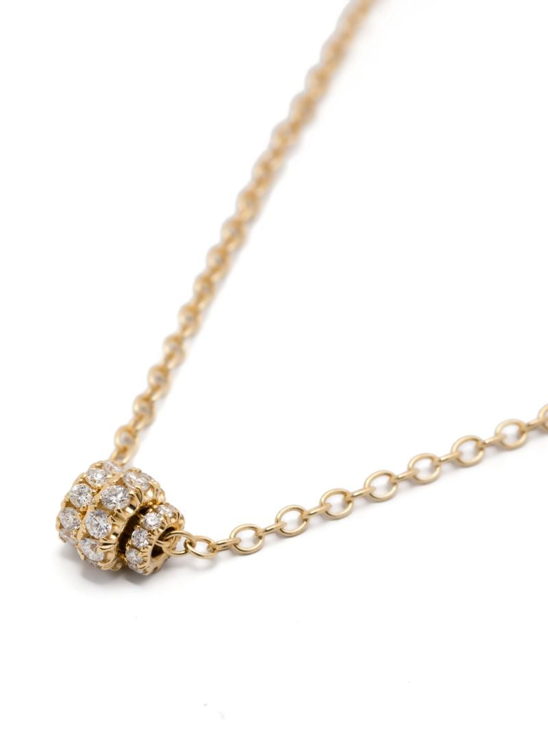 18k Yellow Gold Diamond Necklace