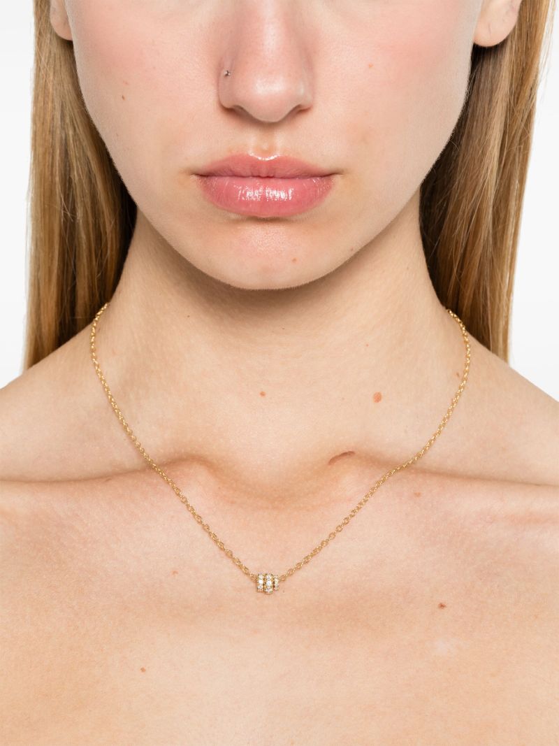 18k Yellow Gold Diamond Necklace