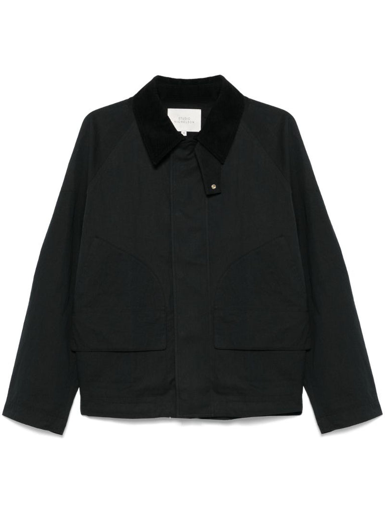 Black Press-stud Bomber Jacket