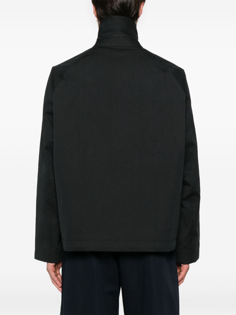 Black Press-stud Bomber Jacket
