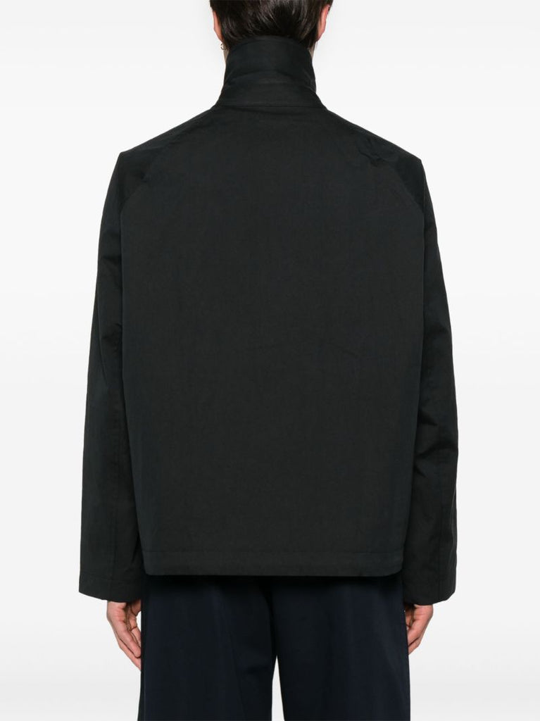 Black Press-stud Bomber Jacket