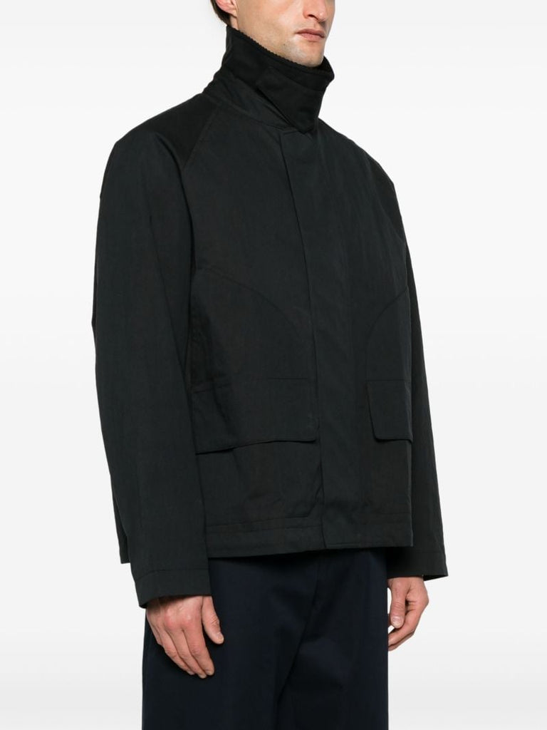 Black Press-stud Bomber Jacket