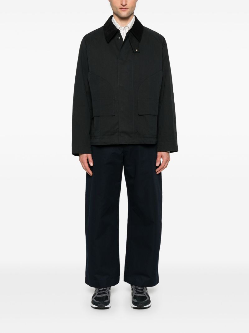 Black Press-stud Bomber Jacket