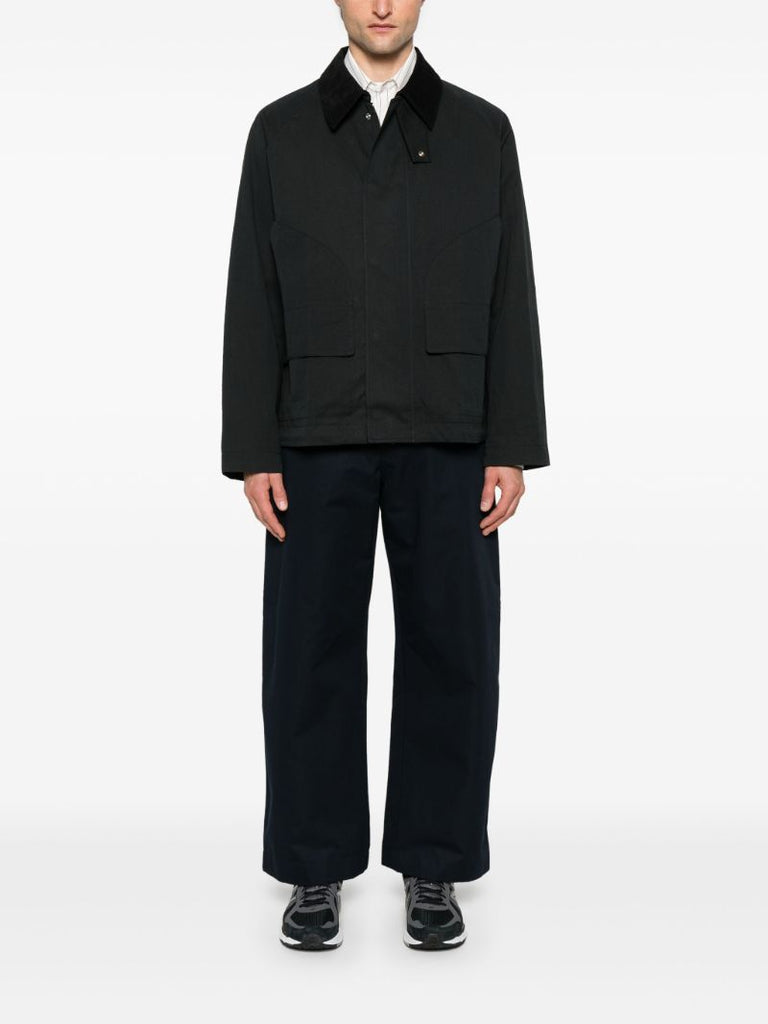 Black Press-stud Bomber Jacket
