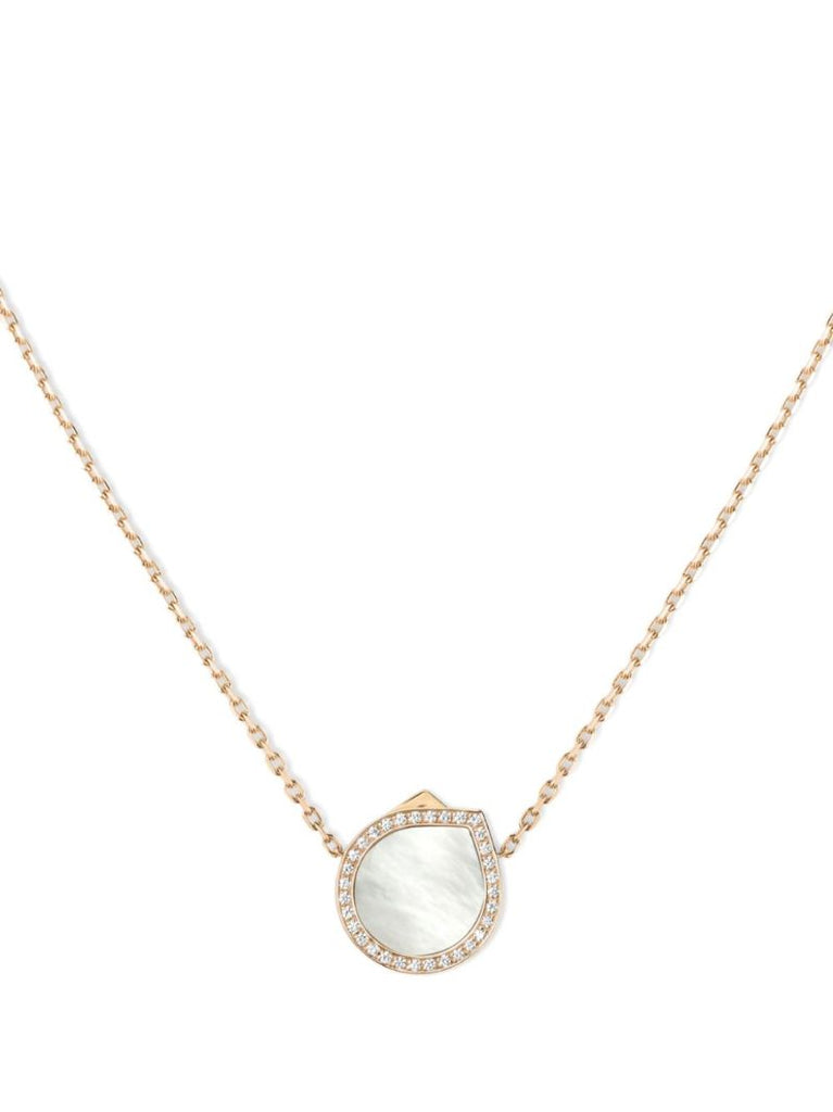 18kt Yellow Gold Continuity Diamond Necklace