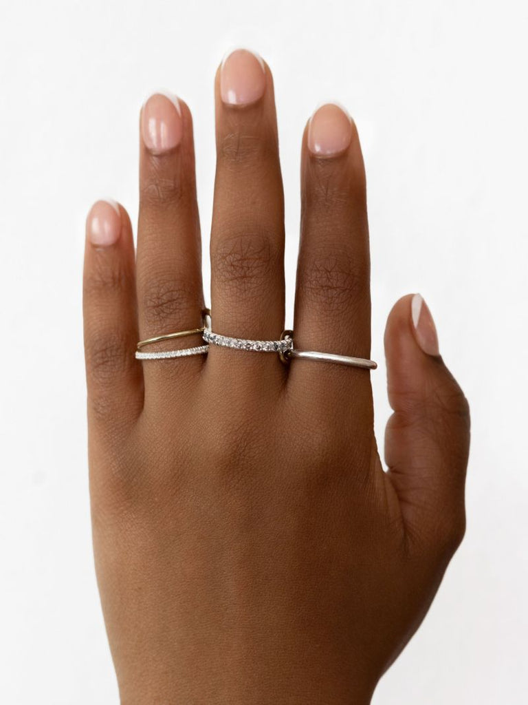18k Yellow Gold Aquarius Diamond Ring