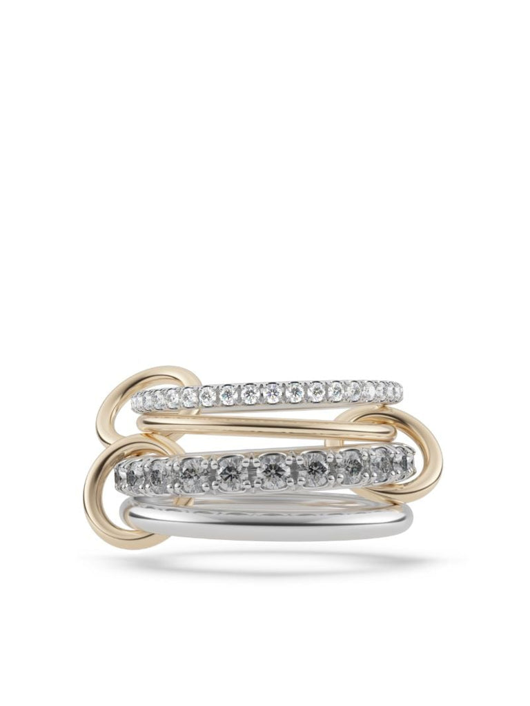 18k Yellow Gold Aquarius Diamond Ring