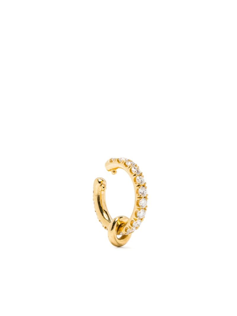 18k Yellow Gold Elara Diamond Ear Cuff