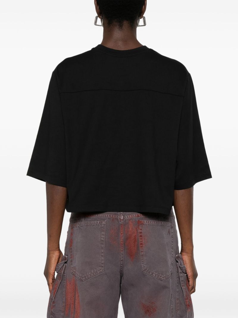 Crystal-embellished T-shirt
