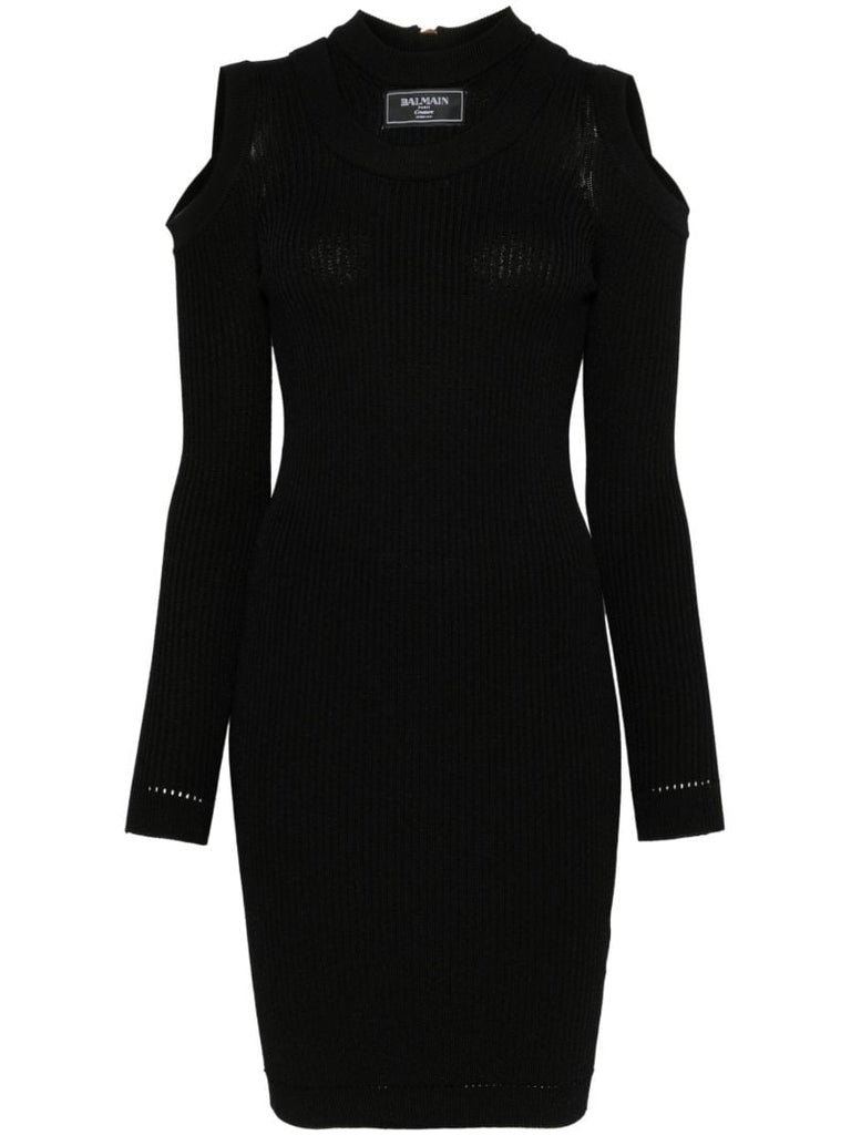 Ribbed Mini Dress