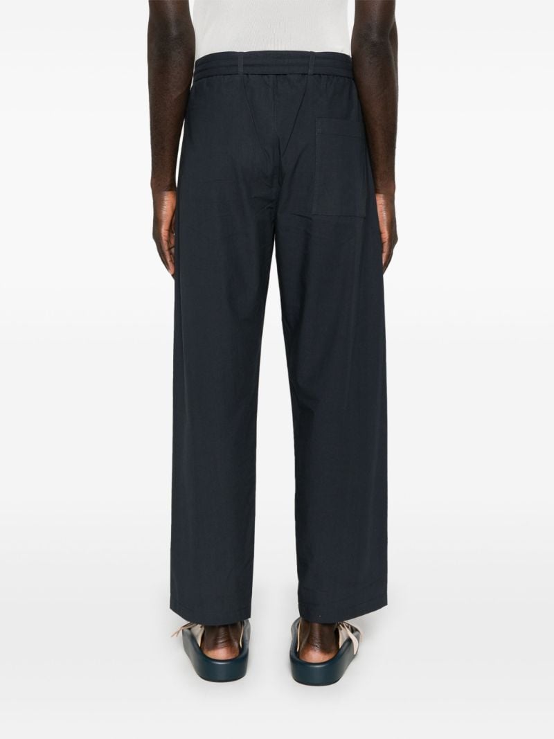 Blue Cotton Trousers