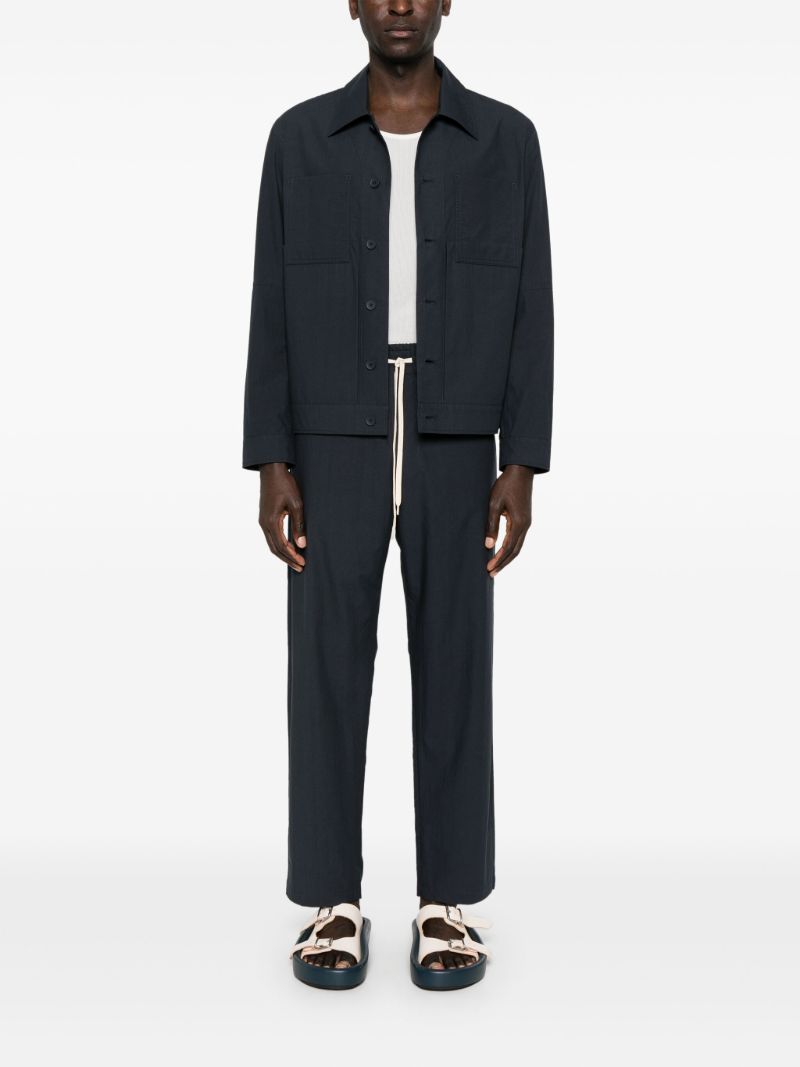 Blue Cotton Trousers