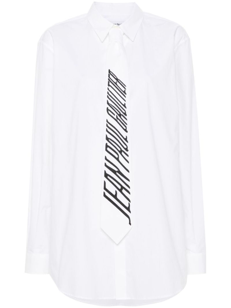 Printed Tie Shirt