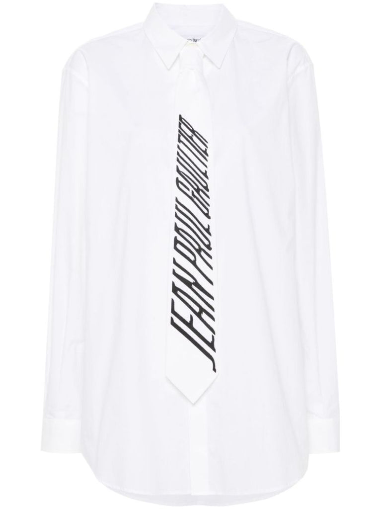 Printed Tie Shirt