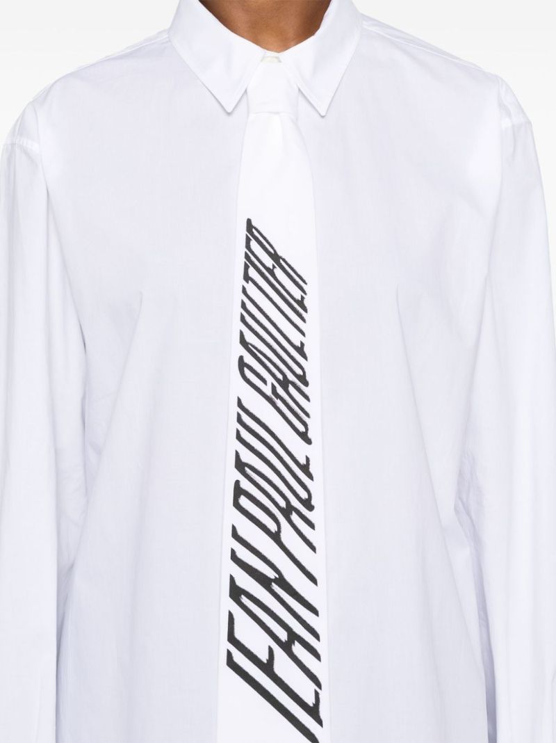 Printed Tie Shirt