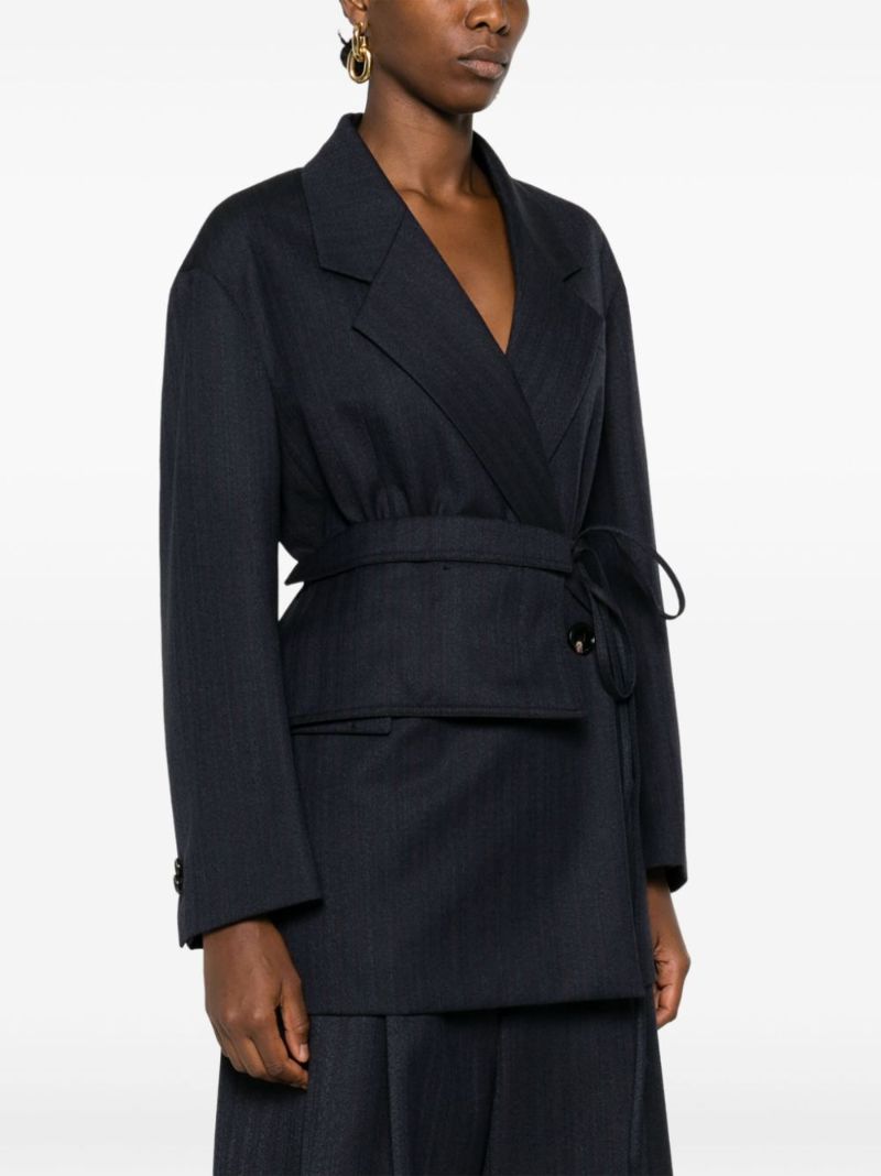 Striped Wool Blazer