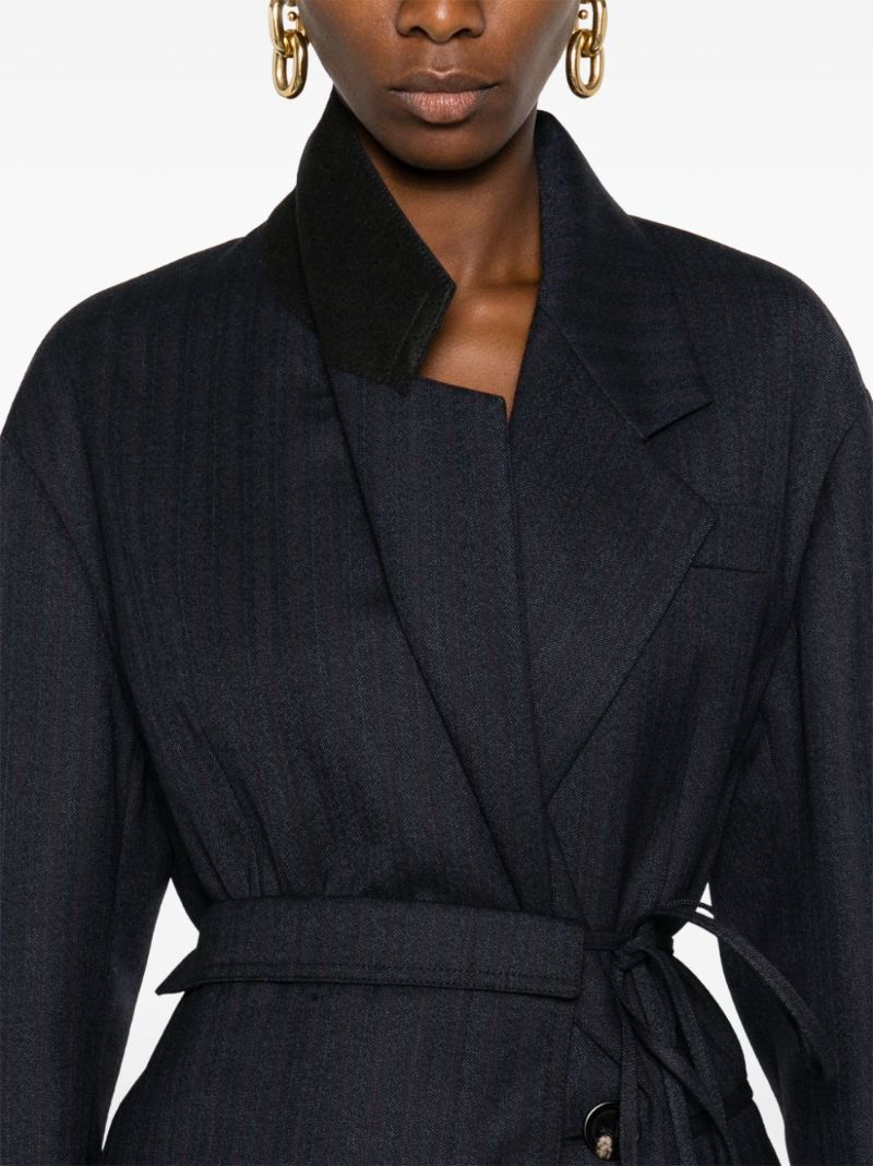 Striped Wool Blazer