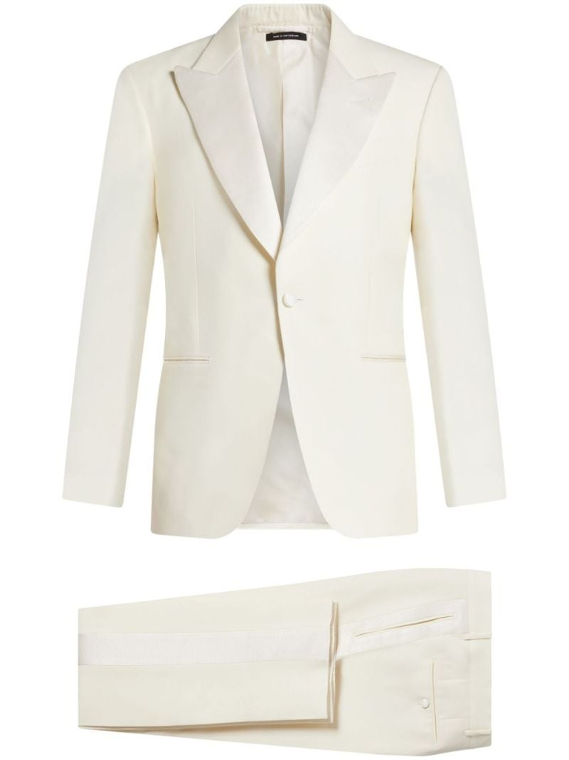 White Single-breasted Suit