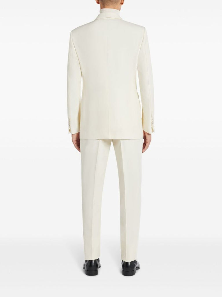 White Single-breasted Suit