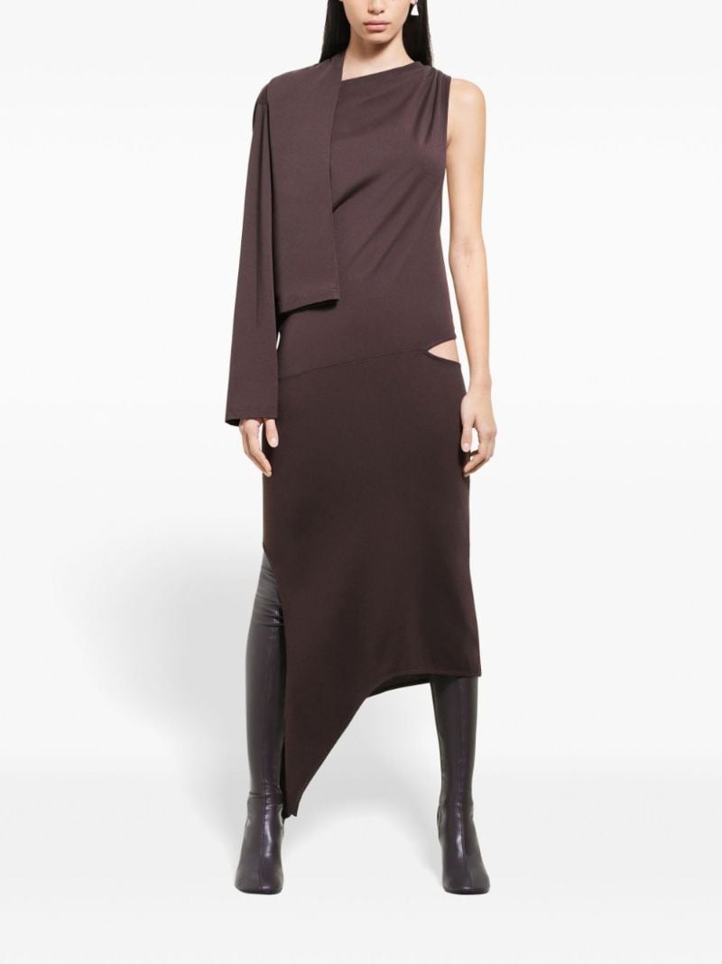 Off-shoulder Midi Dress