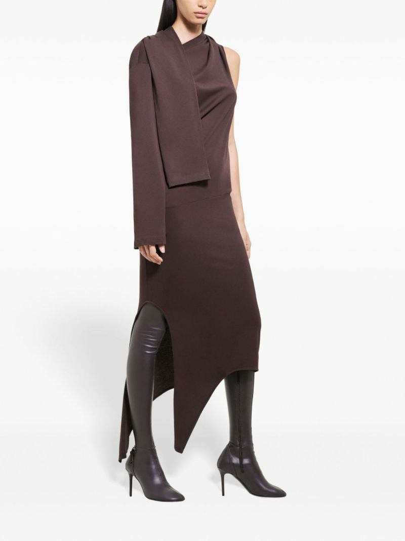 Off-shoulder Midi Dress