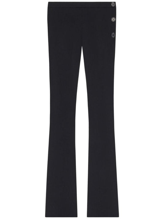 Black Flared Trousers