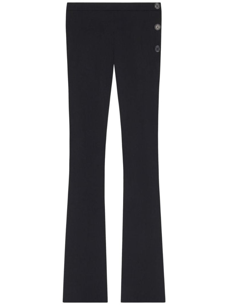 Black Flared Trousers