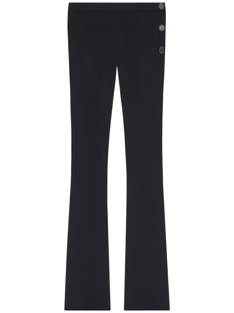 Black Flared Trousers