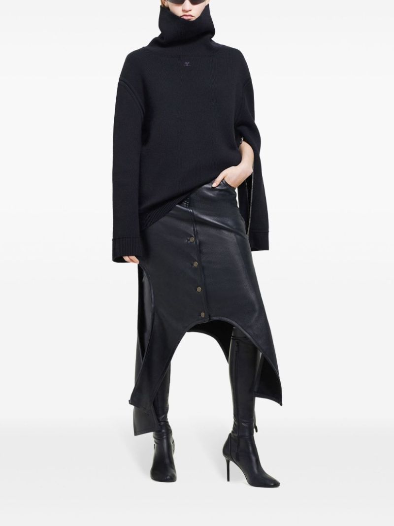 Mock-neck Sweater