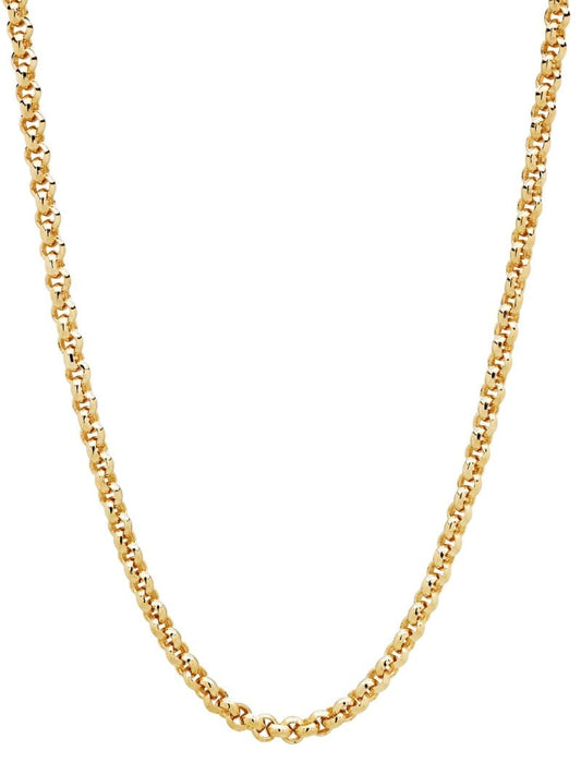 9k Gold Plated Curb Chain Necklace