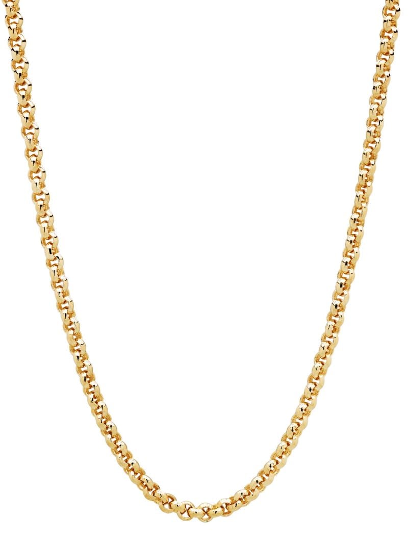 9k Gold Plated Curb Chain Necklace