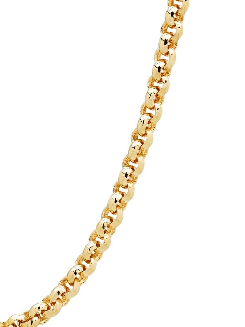 9k Gold Plated Curb Chain Necklace