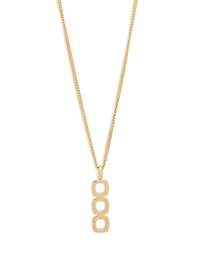 9k Gold Plated Sterling Silver Pendant Necklace