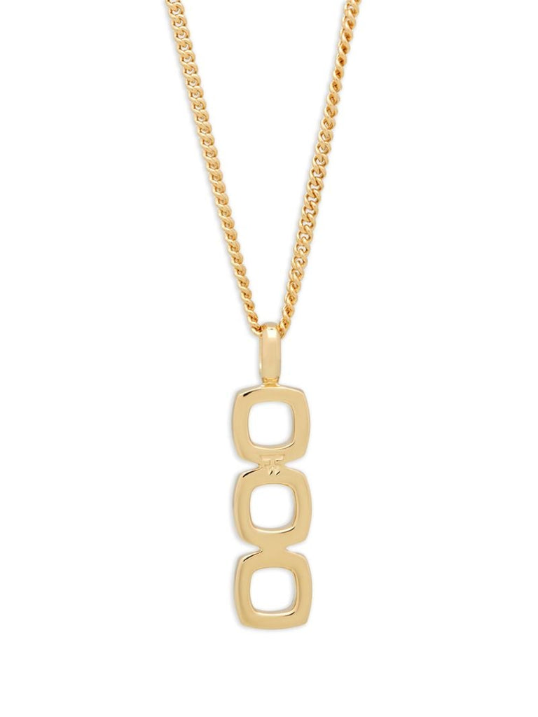9k Gold Plated Sterling Silver Pendant Necklace