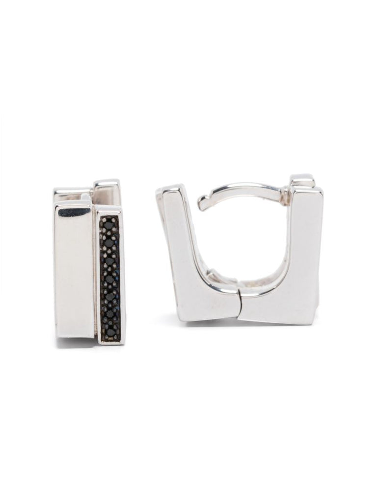 Step Duo Huggie Earrings