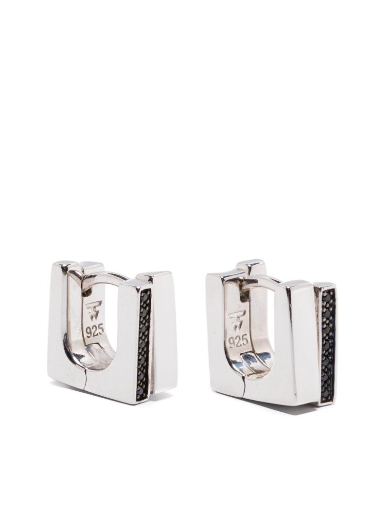 Step Duo Huggie Earrings