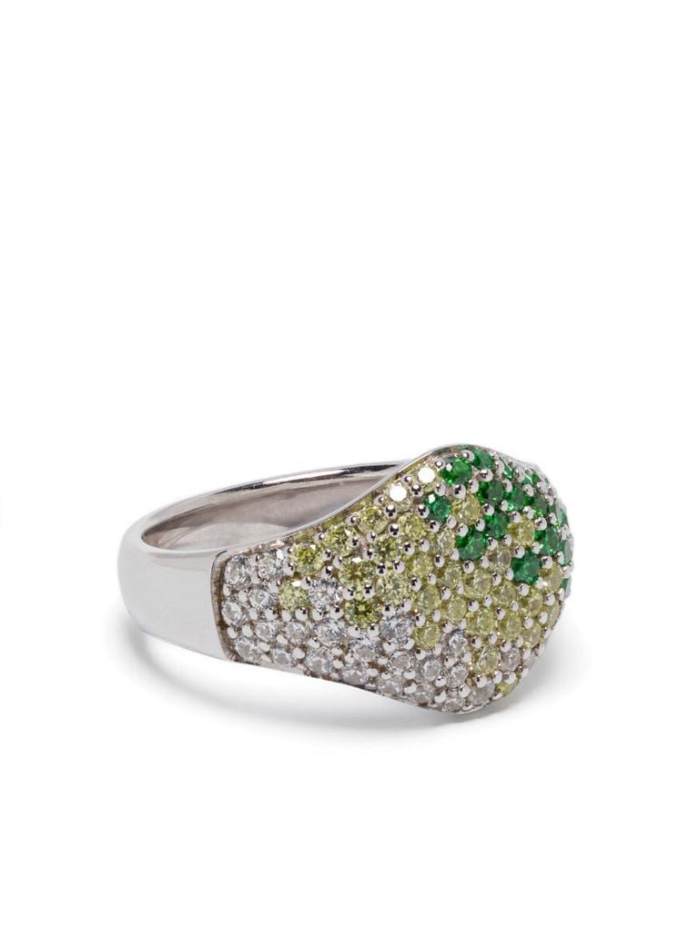 Mini Oval Cocktail Ring