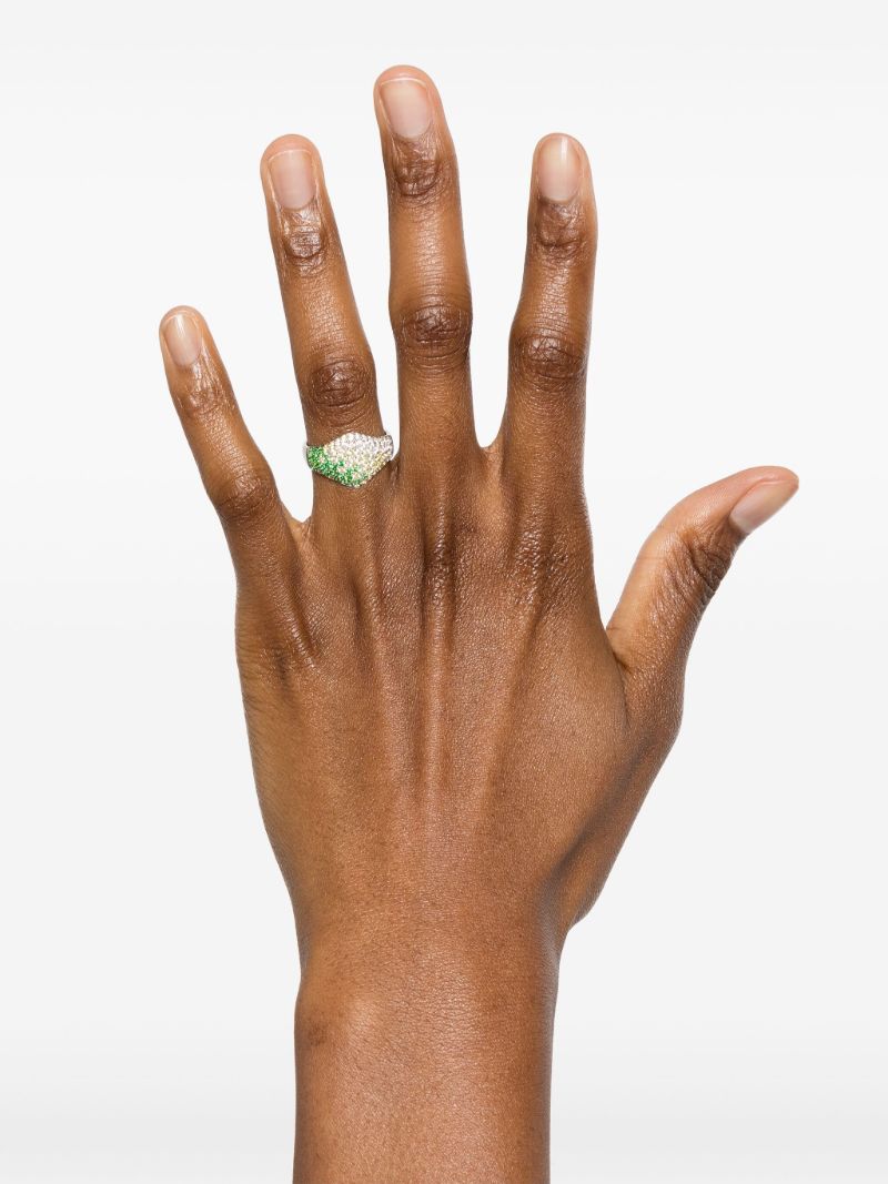 Mini Oval Cocktail Ring