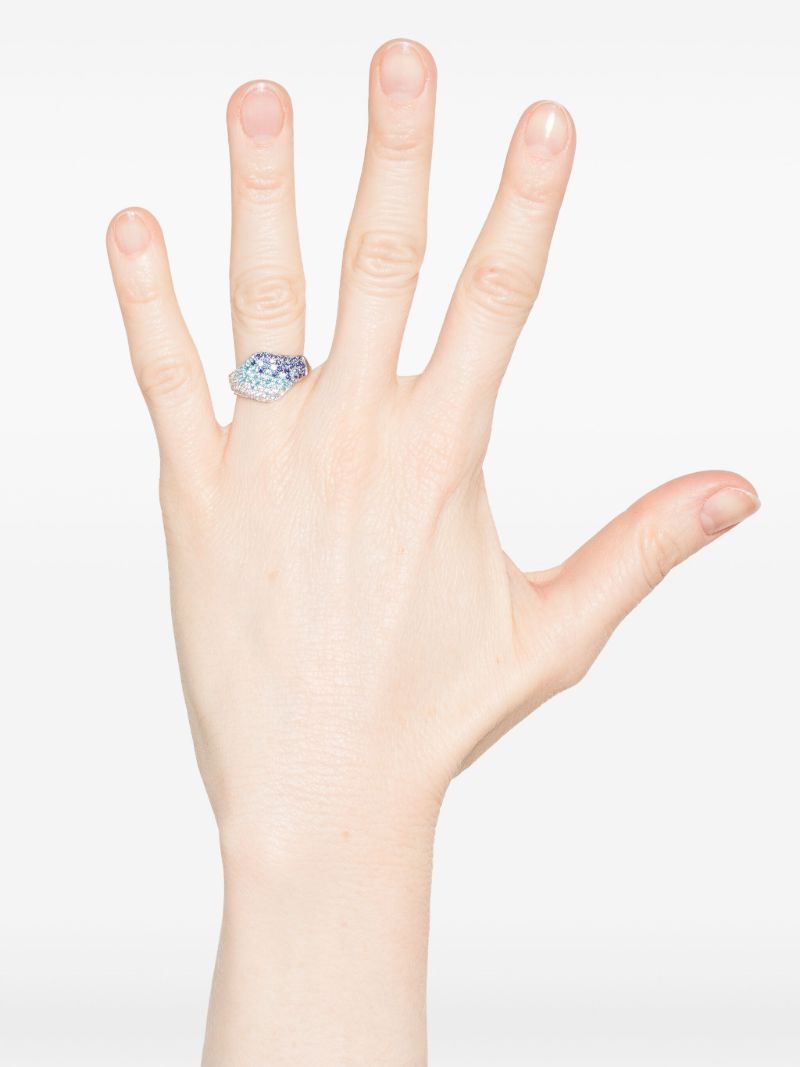 Sterling Silver Mini Cocktail Ring